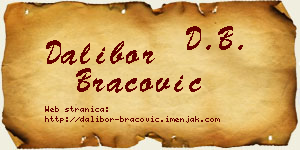 Dalibor Bracović vizit kartica